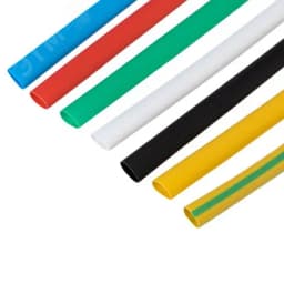 Набор термоусаживаемых трубок №13 ТУТ нг 4/2 мм, 7 цветов (упак. 21 шт. по 10 см)