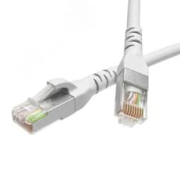 Патч-корд экранированный CAT6 F/UTP 4х2 LSZH белый 1.5м DKC