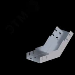 Лоток монтажный угловой 45 вверх ЛУ45В.150.100.400.1.1