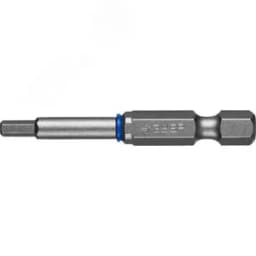 Биты "Профессионал" торсионные кованые, обточенные, хромомолибденовая сталь, HEX3, 2шт