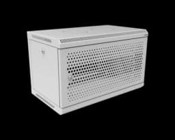 Шкаф телекоммуникационный настенный разборный МИКсистем 19" Keys 6U 600*350  дверь перфорация