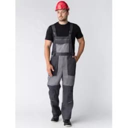 Полукомбинезон Лидер IMP (тк. Смесовая, 240), темно-серый/светло-серый, р. 48-50/182-188