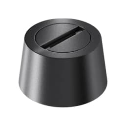 Чаша накладная Parity для двойного вывода ленты черная Technical TRA130CRDuoB