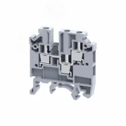 Клемма с тремя конт. 2,5 кв.мм винтовая OptiClip СMC-2,5-TRIPLET-(0,2-4)-I-серый