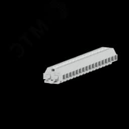 Клемма TB 2-2 с бок. подключ. с крепеж.фланцами, сечение 1,5 мм. кв., светло-серая 240333 SUPU