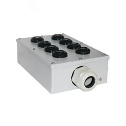 Пост управления ПКУ-15-21.241-54У2 (6хКЕ081/2(1з+1р) черная + 2хКЕ081/2(1з+1р) красная + PG-36)