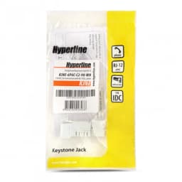 Вставка Keystone Jack Hyperline KJNE-6P6C-C2-90-WH