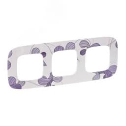 Valena ALLURE Рамка 3 поста флора универсальная Legrand Euro