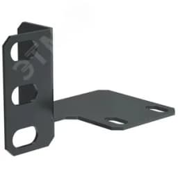 Кронштейн 19" для крепления выключателя ВПК стеклянная дверь черный