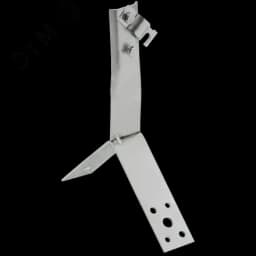 Держатель проводника круглого 6-10мм винтовой для конька h=100мм нержавеющая сталь IEK