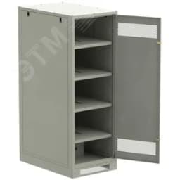 Шкаф LINEA B (пустой) 1700х600х950мм металлическая дверь серый ITK