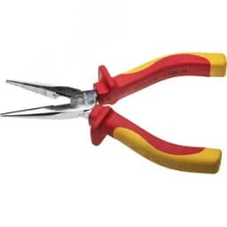 Тонкогубцы "ПРОФИЭЛЕКТРИК", диэлектрические, двухкомпонентная маслобензостойкая рукоятка, до ~1000В, 160мм, Профессионал