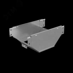 Ответвитель Т переходник 80х500-400 мм верт. c разворотом трассы на 90 гр. ПЛЮС (нижняя часть меньше исходной) HD85
