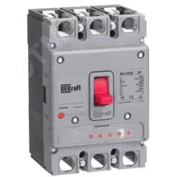 Выключатель автоматический силовой трехполюсный с электронным расцепителем 250А 50кА ВА-333E