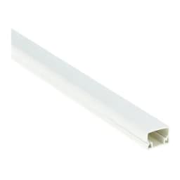 Кабель-канал 25x25 двойной замок, белый (50 м/уп) ПожТехКабель