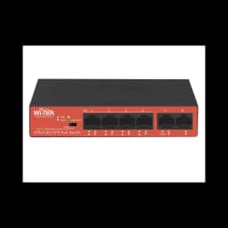 Неуправляемый 6-ти портовый коммутатор с 4 PoE портами WI-PS205H v2 Wi-Tek