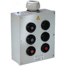 Пост управления ПКУ-15-21.231-54У2 (4хВК30-10-11110-54(1з+1р) черная + 2хВК30-10-11110-54(1з+1р) красная + PG-36)