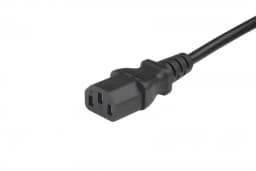 Кабель питания монитор-компьютер Hyperline PWC-IEC13-IEC14-10-BK IEC 320 C13 - IEC 320 C14 (3x1.0)