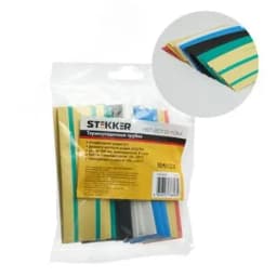 HST-2010-10M Набор термоусадочных трубок 20,0/10,0 длина 10 см, усадка 2:1, мультиколор (21шт в уп) FERON