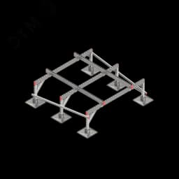 Опорная конструкция для установки оборудования TECHNORAPTOR STEELFOOT 1500х1500 тип 3 HD КМ-профиль