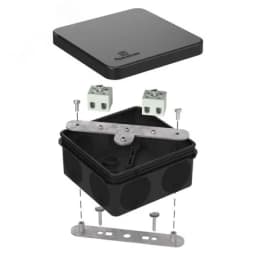 Коробка огнестойкая для о/п 40-0330-FR10.0-28 Е15-Е120 RAL7035 260х175х90 (7 шт/кор)