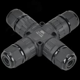 Коннектор кабельный герметичный WTP-108 3 PIN IP68 IEK