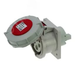 Розетка встраиваемая прямая контейнерная 32A/400V/3P+E/IP67/3h, никель. конт.