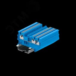 Клемма TP 1-2 проходная Push-in, сечение 1,5 мм. кв., синяя