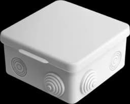 Коробка распаячная, для наружного монтажа, 100x100x50 ПожТехКабель 030-014