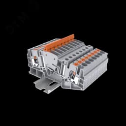 Клемма TP измерительная с держателем щупов, Push-in, сечение 6 мм. кв., серая