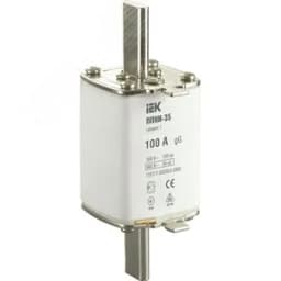 Плавкая вставка предохранителя ППНИ-35, габарит 1, 100А DPP30-100 IEK