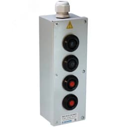 Пост управления ПКУ-15-21.141-54У2 (2хВК30-10-11110-54(1з+1р) черная + 2хВК30-10-11110-54(1з+1р) красная + PG-21)