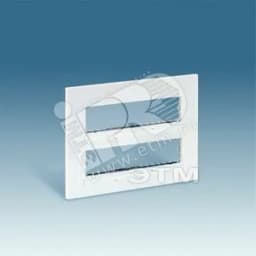 Накладка с суппортами двухрядная на 8 широких или 16 узких модулей, S27C, белый