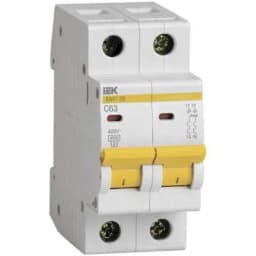 Автоматический выключатель IEK ВА47-29 2Р 63А 4,5кА С MVA20-2-063-C