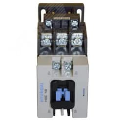 Магнитный контактор HGC40 11NS X380 40A 18.5 кВт при АС3 (380-440В) кат. 380В АC 1НО+1НЗ