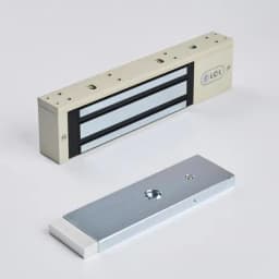 Электромагнитный замок (сила удержания 500 кг), с двумя встроенными датчиками, цвет серый RAL7032 (галечный серый) RL-EM500-LSG R-Lock