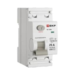 Выключатель дифференциального тока 2п 25А 30мА тип AC 6кА ВД-100N электромех. PROxima EKF E1026M2530