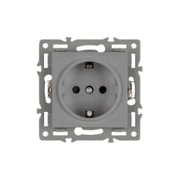 Механизм электрической розетки SCTMEU1PLGR 250V 16A Arlight 043732
