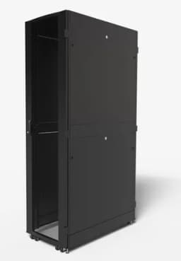 Шкаф напольный серверный МИКсистем PRO 19" 48U 600*1070 перфорация 2 створки/перфорация 2 створки