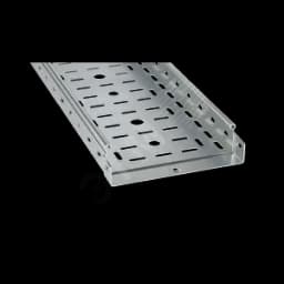 Лоток перфорированный 50x150х6000, 2,0 мм, цинк-ламельный