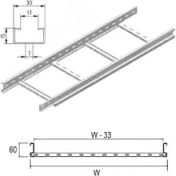 Лоток кабельный лестничный LIGHT VERGOKAN