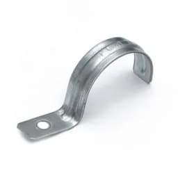 Скоба металлическая однолапковая усиленная противопожарная СМОУ d38-40 мм отв. d 6,5 мм (50 шт/уп) PR13.02429 Промрукав