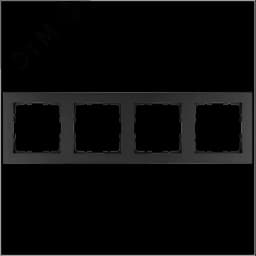 Рамка G-Classic 4-постовая, цвет Антрацит