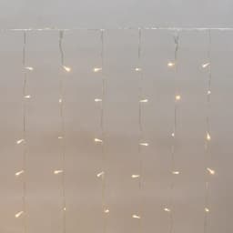 Гирлянда Дождь светодиодный 2х3м эффект мерцания прозрачный провод IP44 230В диоды ТЕПЛЫЕ БЕЛЫЕ 300LED NEONNIGHT 235556