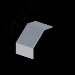 Крышка лотка монтажного углового 90 вниз ЛР90Н.300.15.356.1,2.1