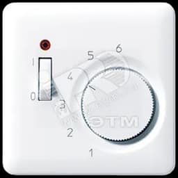 Крышка для регуляторов температуры воздуха помещений TR 231 U и TR 241 U  белая