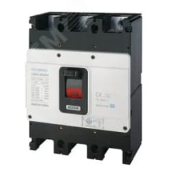 Выключатель автоматический в литом корпусе типа HGM, типоразмера 800AF, арт.HGM800S3PT4BS0000C00800F (800А, 50кА, 3 полюса, регулируемый термомагнитный расцепитель, прямой шинный вывод)