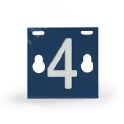 Табличка номера фидера №4 65x60 мм PEM241.4R Энсто-РУС (ОКПП)