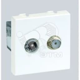 Connect Розетка TV-SAT винты графит