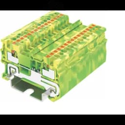 Клемма TP 1-1 земля, Push-in, сечение 1,5 мм. кв., желто-зеленая